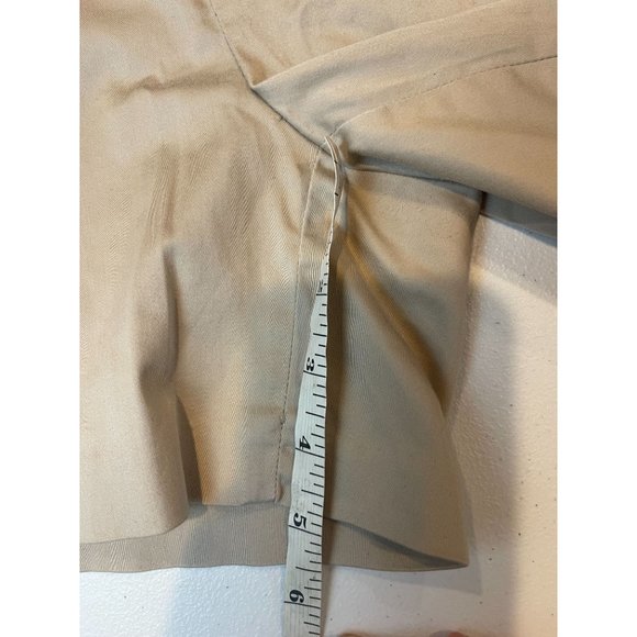 Banana Republic Womens The Avalon Shorts Mid Rise Stretch Flat Front Beige SZ 8 - Picture 6 of 10